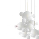Giopato & Coombes - Bolle  Frosted ZigZag Chandelier 24 Bubbles